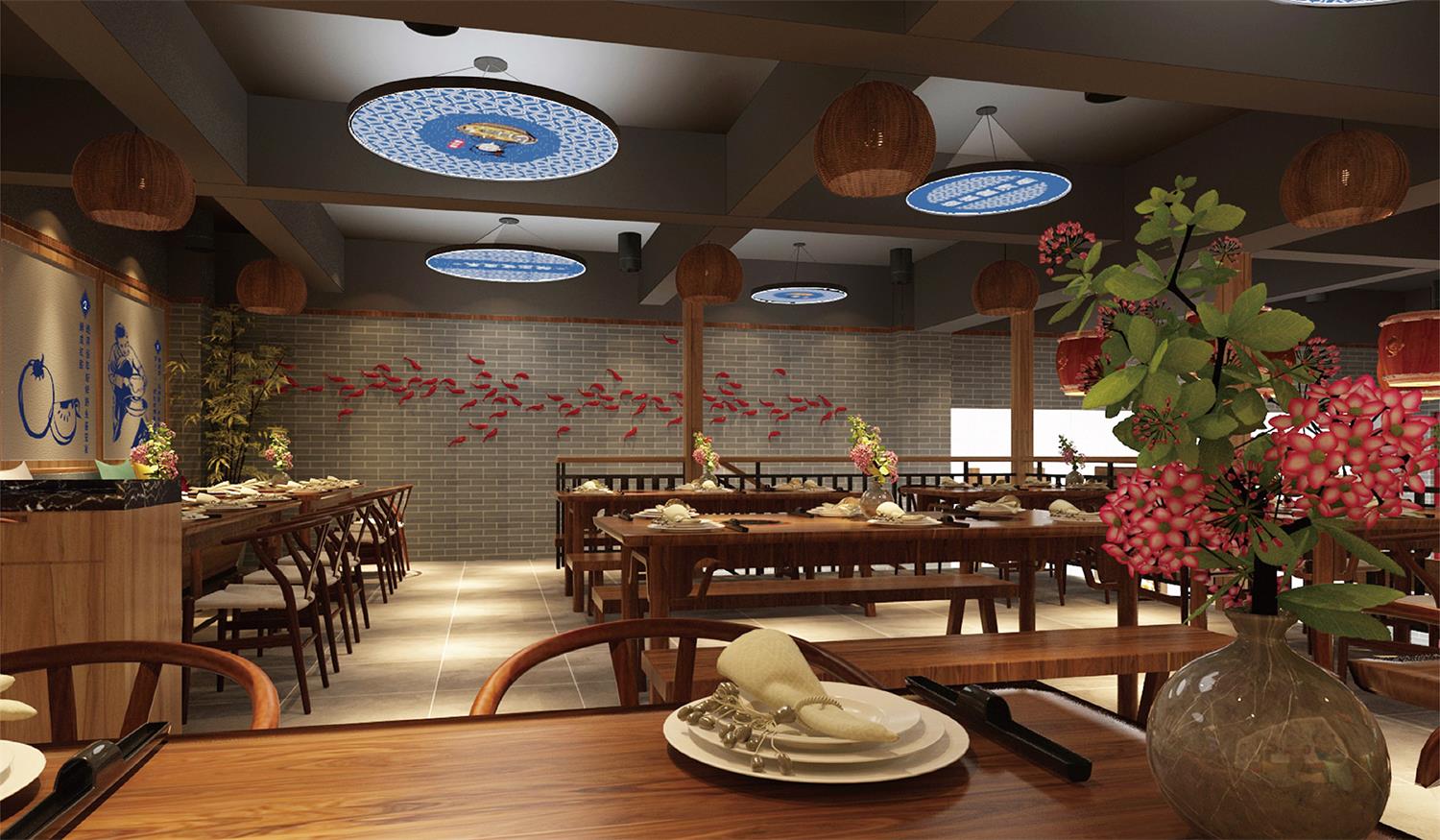 蒙山如何让中餐厅的餐饮空间设计，蕴含中国传统文化底蕴？